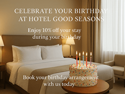 Jarig? Vier het bij ons!